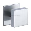 Heritage Brass Centre Door Knob Square Design 3" Satin Chrome Finish