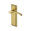 Heritage Brass Door Handle Lever Latch Hilton Design Mayfair finish