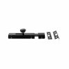 Atlantic Solid Brass Surface Door Bolt 4" - Matt Black