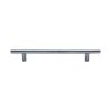 Heritage Brass Cabinet Pull Bar Design 160mm CTC Satin Chrome Finish