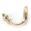 Polished Brass Coat Hook