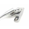 Satin Chrome Night-Vent Locking Peardrop Fastener - RH