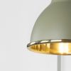 Smooth Brass Brindley Wall Light in Tump