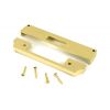 Polished Brass ½" Rebate Kit for Euro Dead Lock