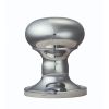 Mushroom Mortice Knob (Unsprung) - Polished Chrome