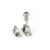 Polished Chrome Beehive Brighton Fastener (Radiused)