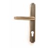 Polished Bronze Art Deco Slimline Lever Espag. Lock Set