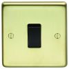 Eurolite Stainless Steel 20Amp Switch Satin Brass