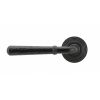 Black Hammered Newbury Lever on Rose Set (Beehive Rose)