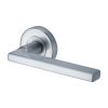 Sorrento Door Handle Lever Latch Vector Design Satin Chrome finish