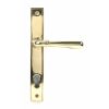 Polished Brass Newbury Slimline Lever Espag. Lock Set