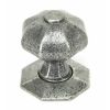 Pewter Octagonal Mortice/Rim Knob Set