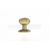 Old English Harrogate Solid Brass Mushroom Mortice Knob on Concealed Fix Rose - Matt Antique Brass