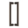 Heritage Brass Back to Back Door Pull Handle Apollo Design 307mm Matt Bronze Finish