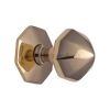 Heritage Brass Octagon Centre Door Knob 2 1/2" Polished Brass finish