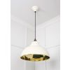 Smooth Brass Harborne Pendant in Teasel