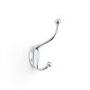 Alexander & Wilks - Traditional Hat and Coat Hook - Polished Chrome