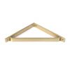 Satin Brass Barton Shelf Bracket (200mm x 200mm)