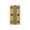 Heritage Brass Hinge Brass 2 1/2" x 1 3/8" Antique Brass finish