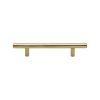 Heritage Brass Cabinet Pull Bar Design 101mm CTC Polished Brass Finish