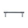 Heritage Brass Cabinet Pull Phoenix Design 96mm CTC Polished Chrome finish