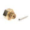 Aged Brass Kahlo Cabinet Knob - 38mm