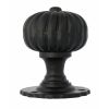 Black Flower Mortice Knob Set