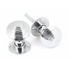 Polished Chrome Heavy Beehive Mortice/Rim Knob Set