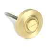 Satin Brass Round Thumbturn Set (Plain)