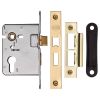 Euro Sash Lock 3" Polished Brass Finish