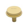 Heritage Brass Flat Round Knob Design 32 mm Satin Brass finish