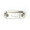 Polished Nickel Art Deco Euro Escutcheon (Set)