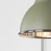 Smooth Nickel Brindley Wall Light in Tump