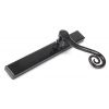 Black Monkeytail Slimline Lever Espag. Latch Set - RH