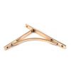 Polished Bronze Apperley Shelf Bracket (260mm x 200mm)