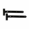 Hook and Band Hinge - Cranked 12" - 300mm Black