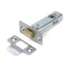 Satin Chrome 3" Tubular Mortice Latch