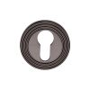 Heritage Brass Euro Profile Cylinder Escutcheon Matt Bronze finish