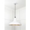 Smooth Nickel Frankley Pendant in Flock