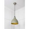 Hammered Brass Brindley Pendant in Tump