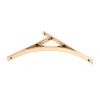 Polished Bronze Tyne Shelf Bracket (314mm x 250mm)