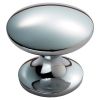 Silhouette Knob 30mm - Polished Chrome