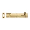 Heritage Brass Door Bolt Necked 6" x 1.25" Satin Brass finish