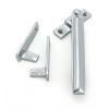 Polished Chrome Night-Vent Locking Art Deco Fastener