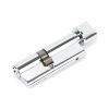 Polished Chrome 35/45T 5pin Euro Cylinder/Thumbturn