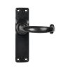 Black MF Lever Latch Set