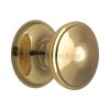 Heritage Brass Round Centre Door Knob 3 Unlacquered Brass Finish