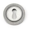 Pewter Round Escutcheon (Plain Rose)