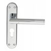 Serozzetta Scope Lever On Euro Lock Backplate - Polished Chrome