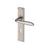 Heritage Brass Sutton Reeded Lever Lock Satin Nickel finishUK Design Registration Number 6234524